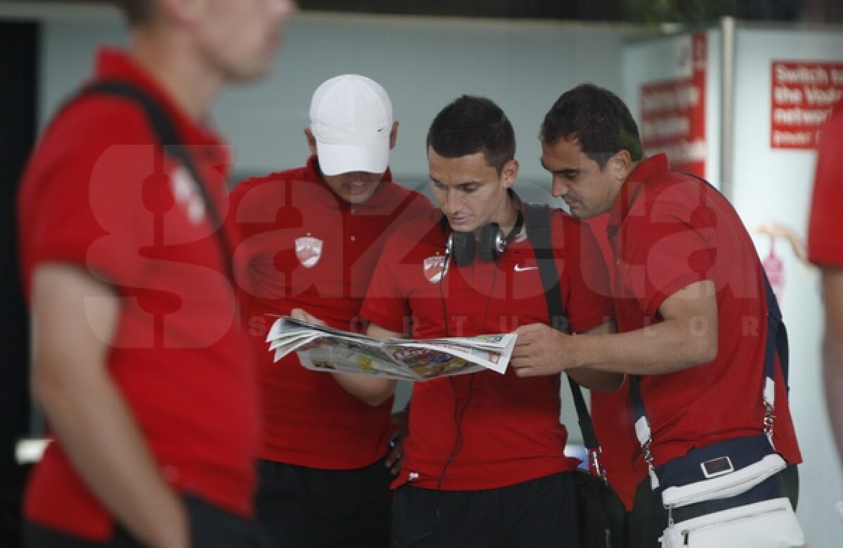 Dinamo s-a antrenat în Croaţia pentru returul cu Varazdin. Alexe a surprins cu noul său look