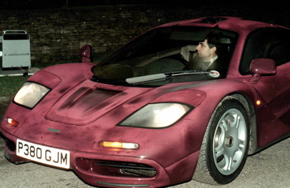 Mr. Bean n-are limite »A făcut accident cu maşina sa, McLaren F1