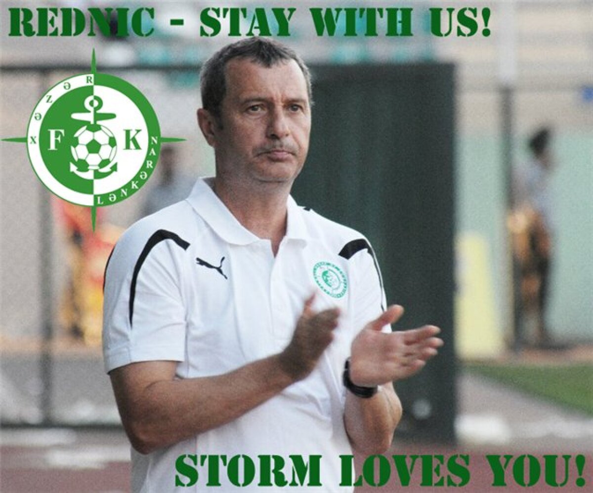 FOTO » Fanii lui Lankaran i-au ameninţat pe conducători că fac revoluţie pentru Mircea Rednic