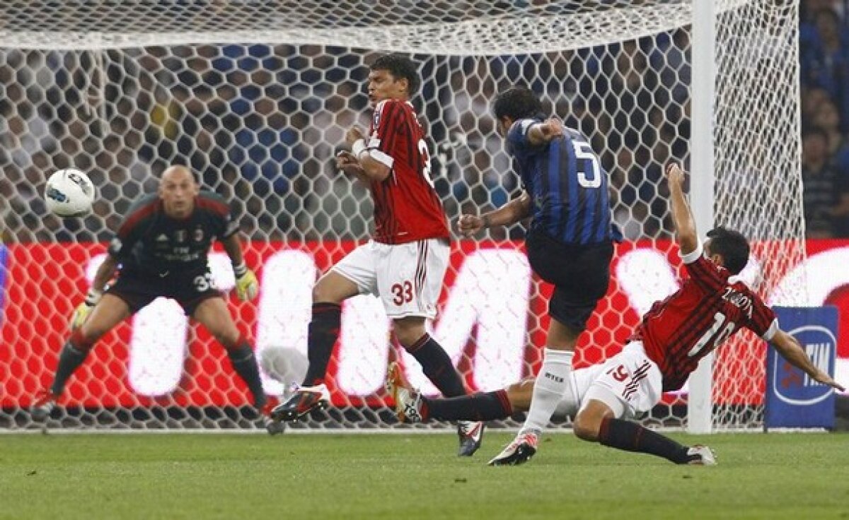 VIDEO AC Milan cîştigă Supercupa Italiei în faţa Interului lui Chivu