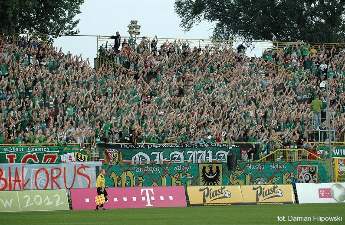 FOTO » Slask Wroclaw, adversara Rapidului în EL, a cîştigat în campionat cu 4-0