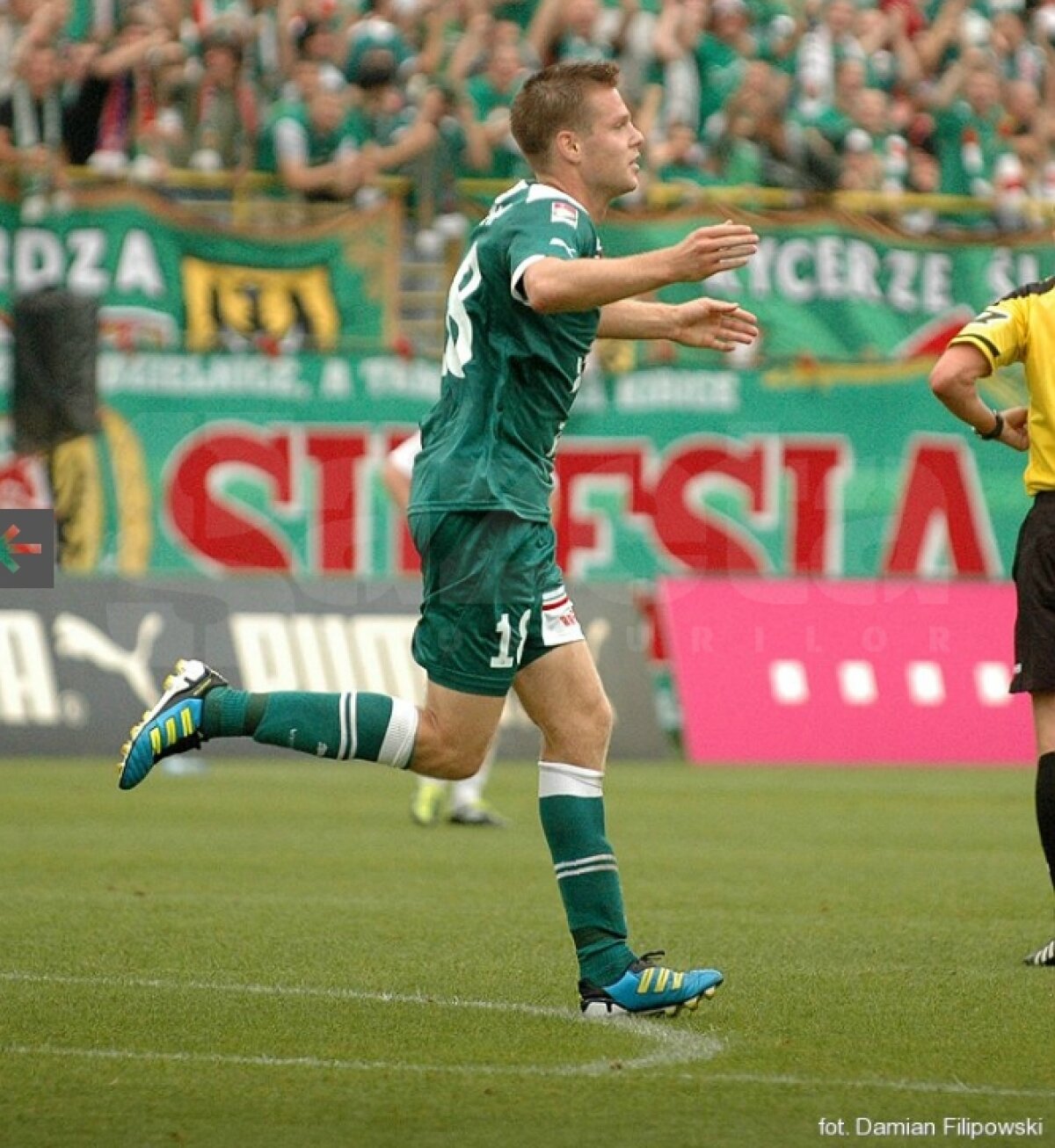 FOTO » Slask Wroclaw, adversara Rapidului în EL, a cîştigat în campionat cu 4-0