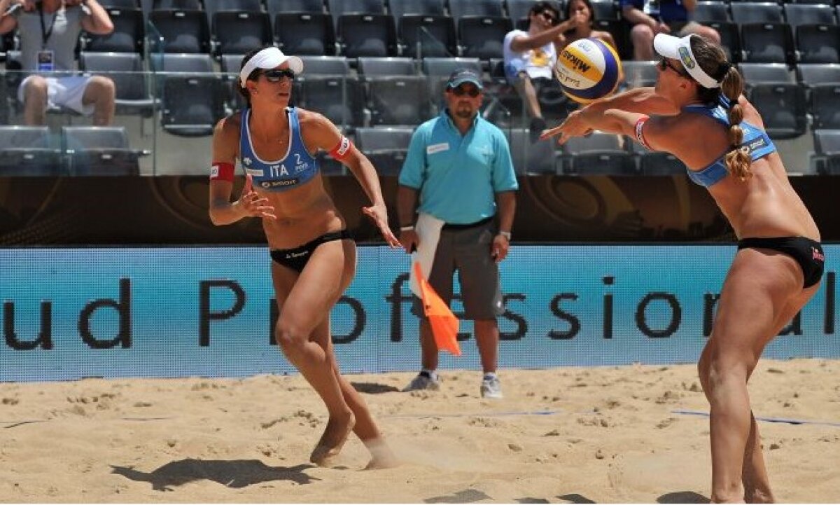 FOTO » Spectacol total la Campionatul Mondial de volei pe plajă