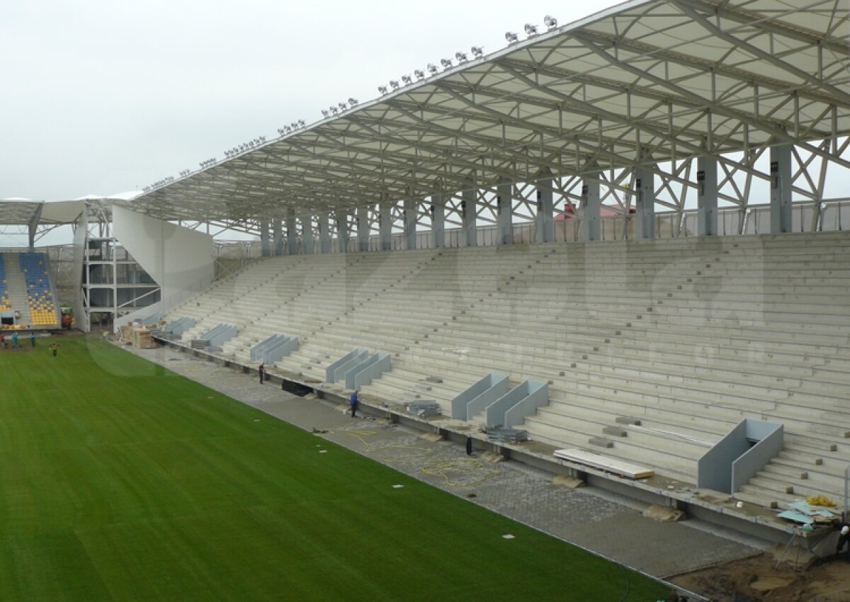SUPERFOTO Aşa arată azi stadionul de 17,5 milioane de euro din Ploieşti