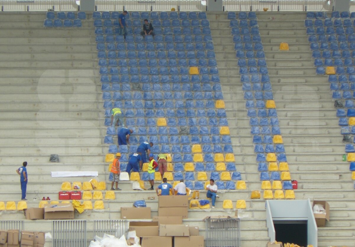 SUPERFOTO Aşa arată azi stadionul de 17,5 milioane de euro din Ploieşti