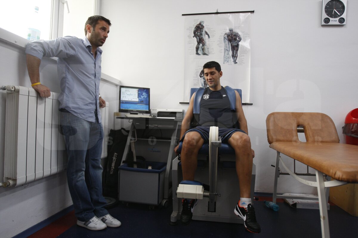 EXCLUSIV / Gazeta a fost ieri prezentă la Testul Isokinetic făcut de Florin Costea » "Simt cum îmi ia muşchiul foc!"