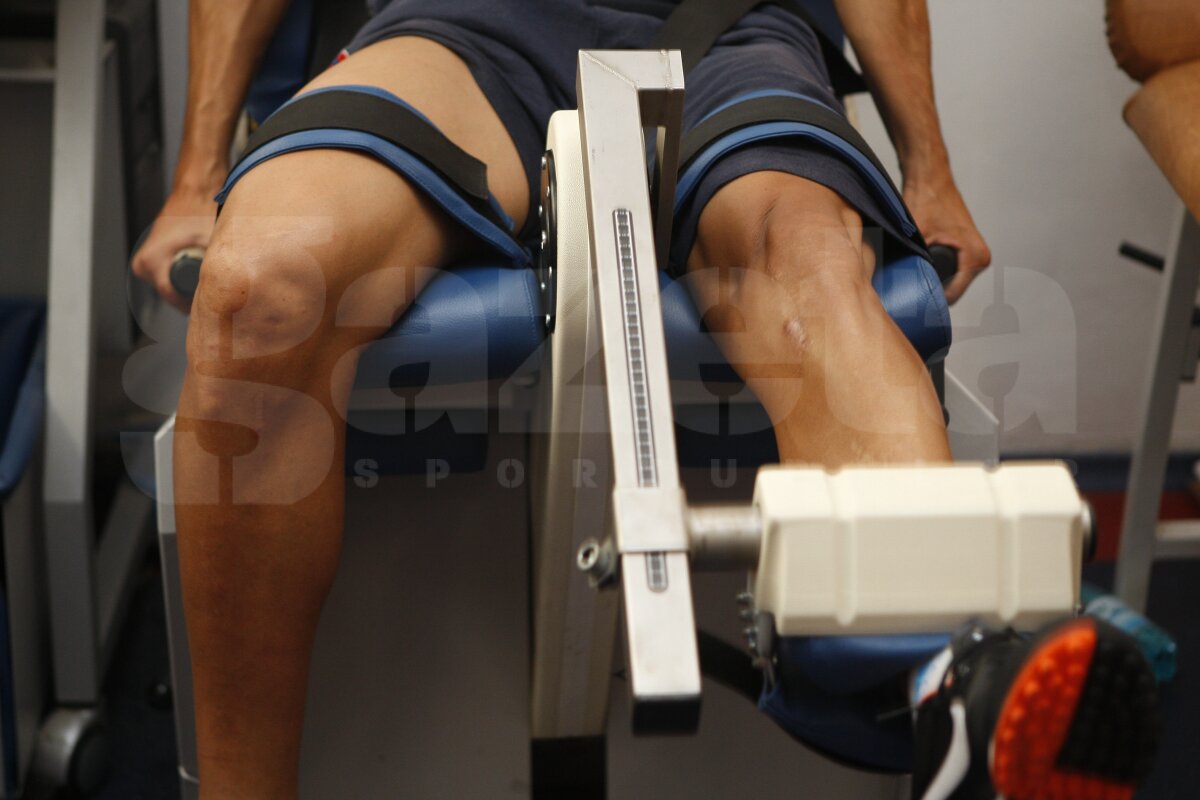 EXCLUSIV / Gazeta a fost ieri prezentă la Testul Isokinetic făcut de Florin Costea » "Simt cum îmi ia muşchiul foc!"