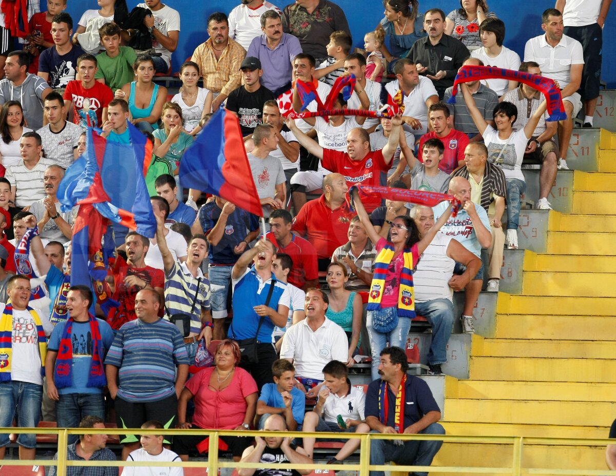 Steaua a urcat pe locul 2, după 2-1 cu U Cluj