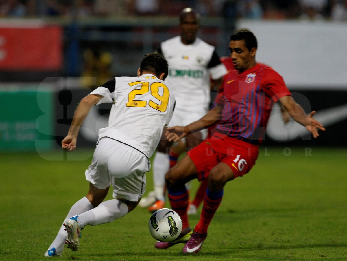 Steaua a urcat pe locul 2, după 2-1 cu U Cluj