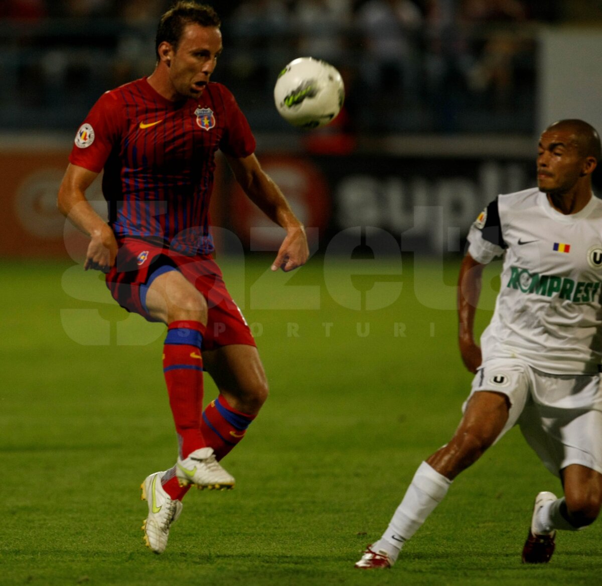 Steaua a urcat pe locul 2, după 2-1 cu U Cluj