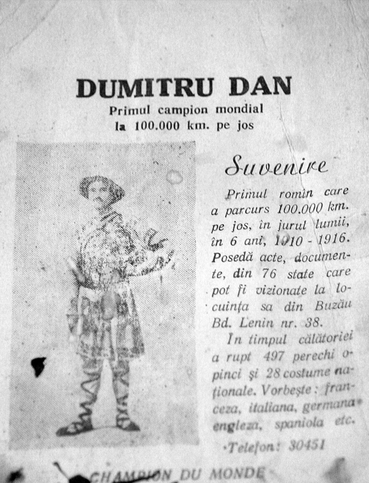 Ocolul Pămîntului în opinci 3 » Finalul poveştii călătoriei celor patru români care au plecat în 1910 să străbată 100.000 de km pe jos