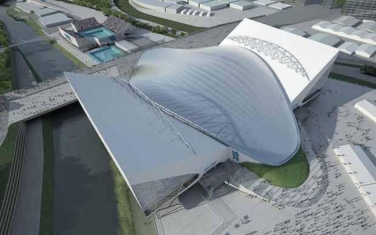FOTO// London Aquistics Center e gata! Vezi AICI imagini EXTRAODRINARE cu complexul olimpic!