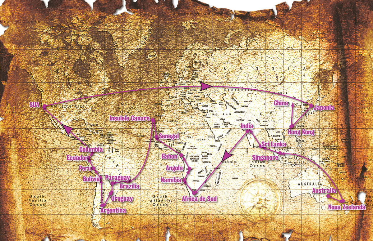 EXCLUSIV 100.000km pe jos în jurul lumii: de la cupolele „învelite în 350kg de aur” la legenda asasinilor din Iran! O aventură monumentală, nespusă, a 4 români: unul a murit drogat cu opiu în India, altul căzut de pe stânci, al treilea cu picioarele amputate!