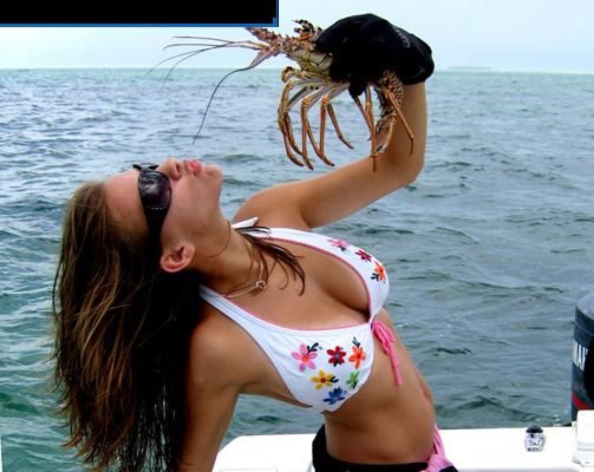 GALERIE FOTO » Şi fetele se pricep la pescuit ;)