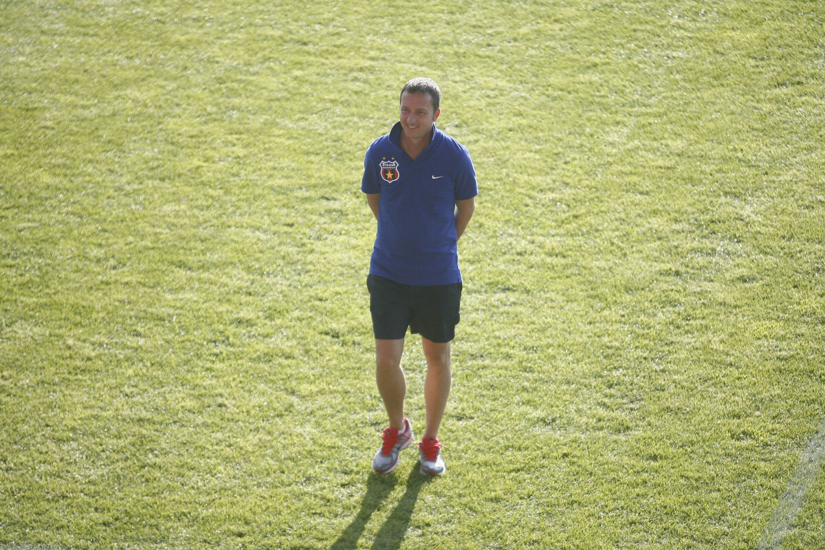 FOTO Steaua, la primul antrenament ca echipa "gazdă" pe stadionul lui CFR