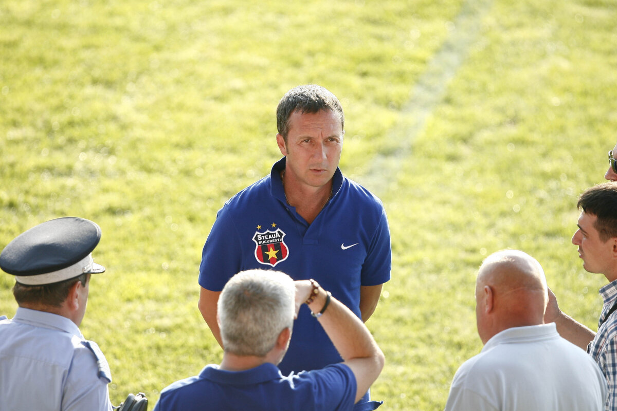 FOTO Steaua, la primul antrenament ca echipa "gazdă" pe stadionul lui CFR