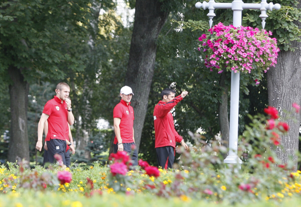 FOTO Dinamoviştii s-au relaxat în parc înaintea jocului cu Vorskla
