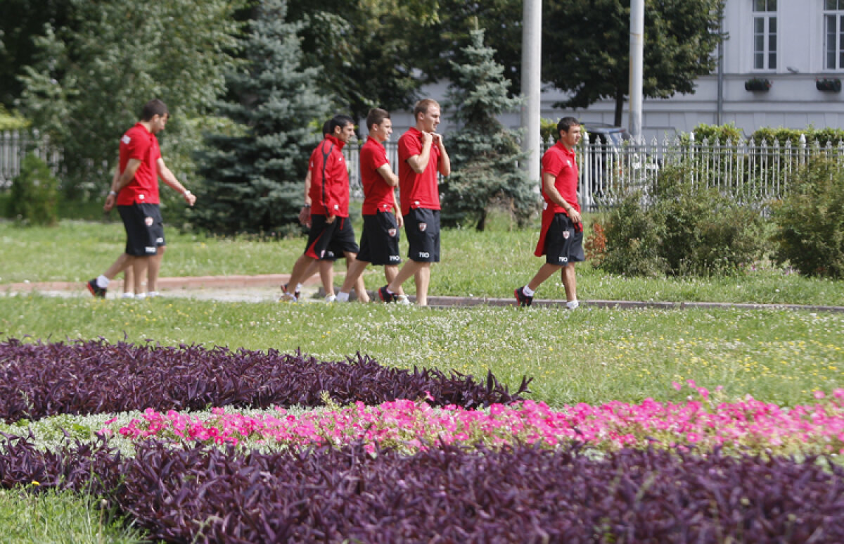 FOTO Dinamoviştii s-au relaxat în parc înaintea jocului cu Vorskla