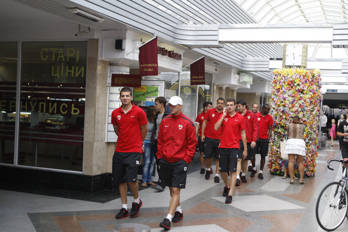 FOTO Dinamoviştii s-au relaxat în parc înaintea jocului cu Vorskla