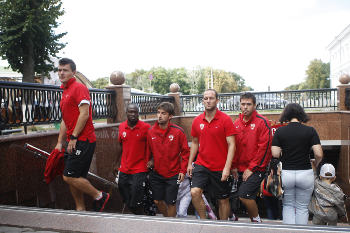 FOTO Dinamoviştii s-au relaxat în parc înaintea jocului cu Vorskla