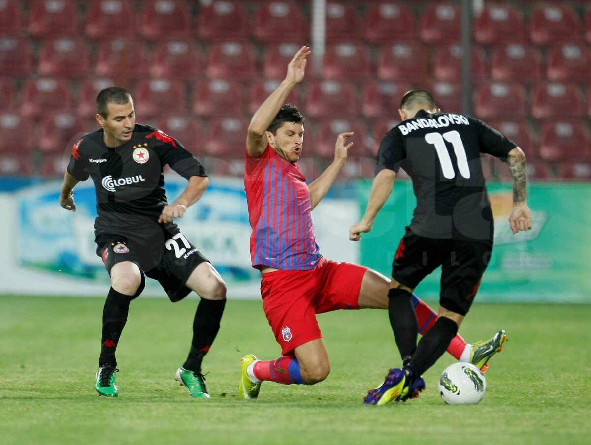 FOTO Bourceanu admiră evoluţia Stelei după 2-0 cu ŢSKA Sofia