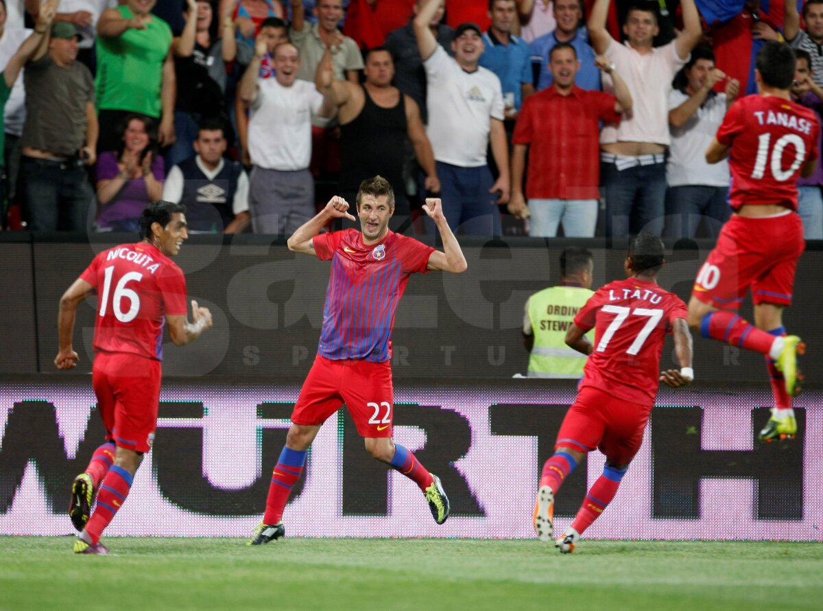 FOTO Bourceanu admiră evoluţia Stelei după 2-0 cu ŢSKA Sofia