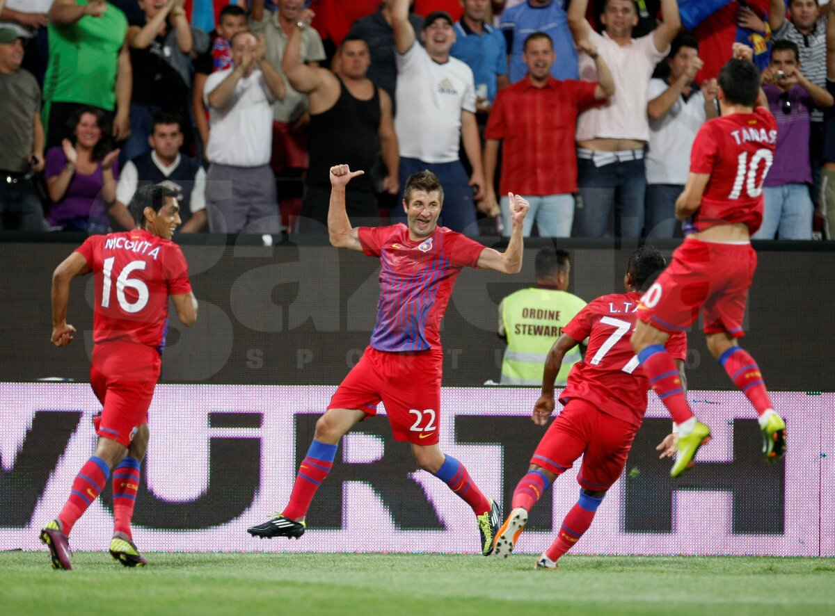 FOTO Bourceanu admiră evoluţia Stelei după 2-0 cu ŢSKA Sofia