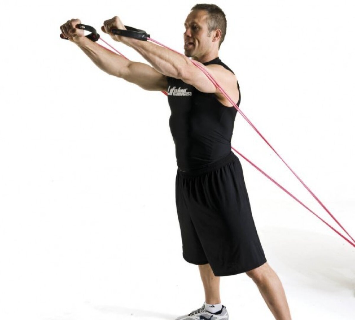 Opt exerciţii cu banda elastică