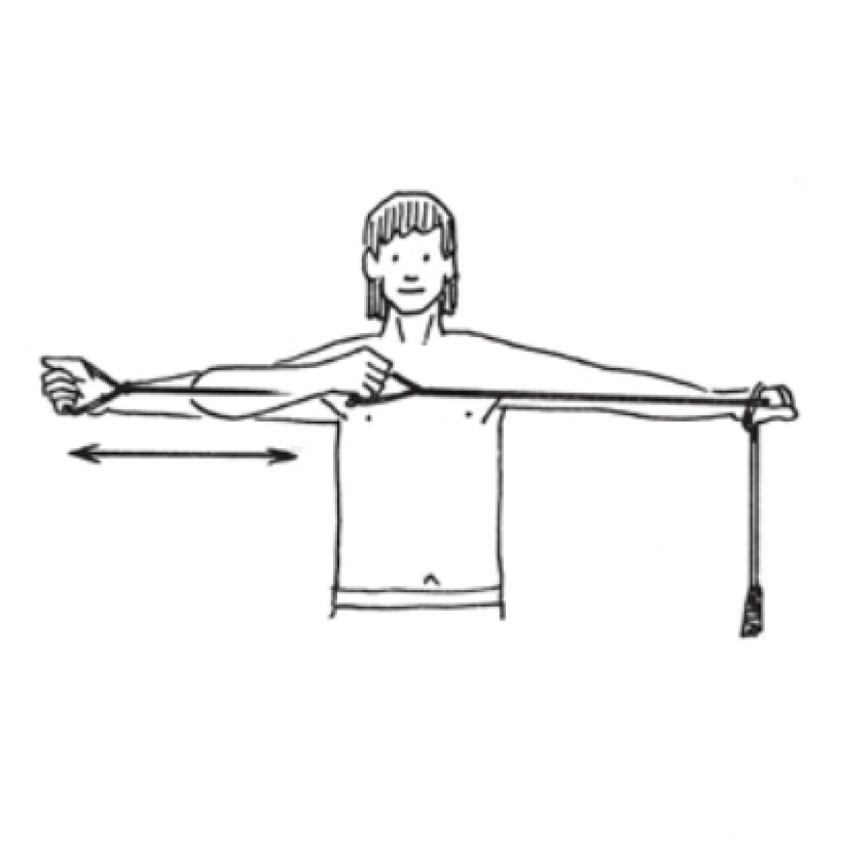 Opt exerciţii cu banda elastică