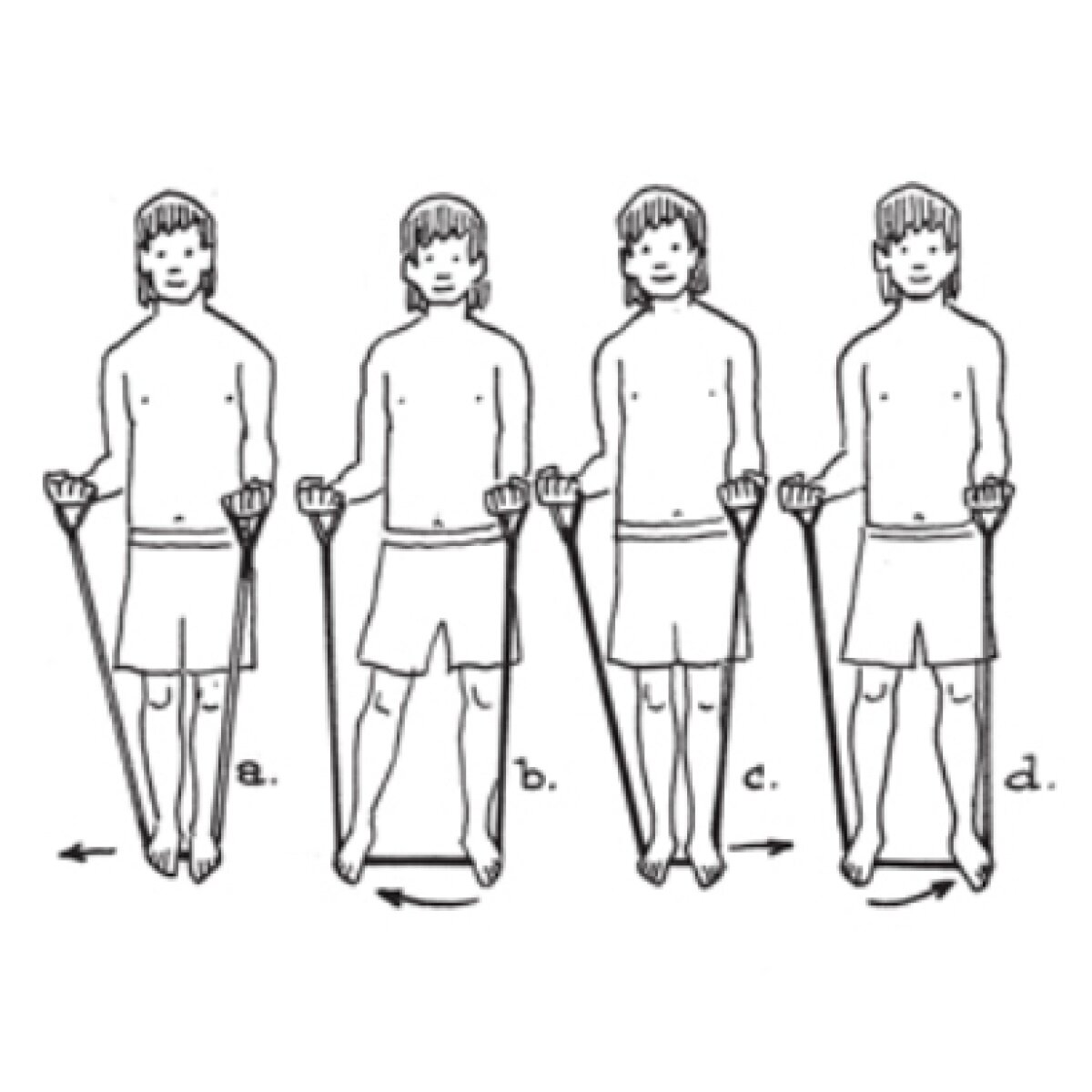 Opt exerciţii cu banda elastică