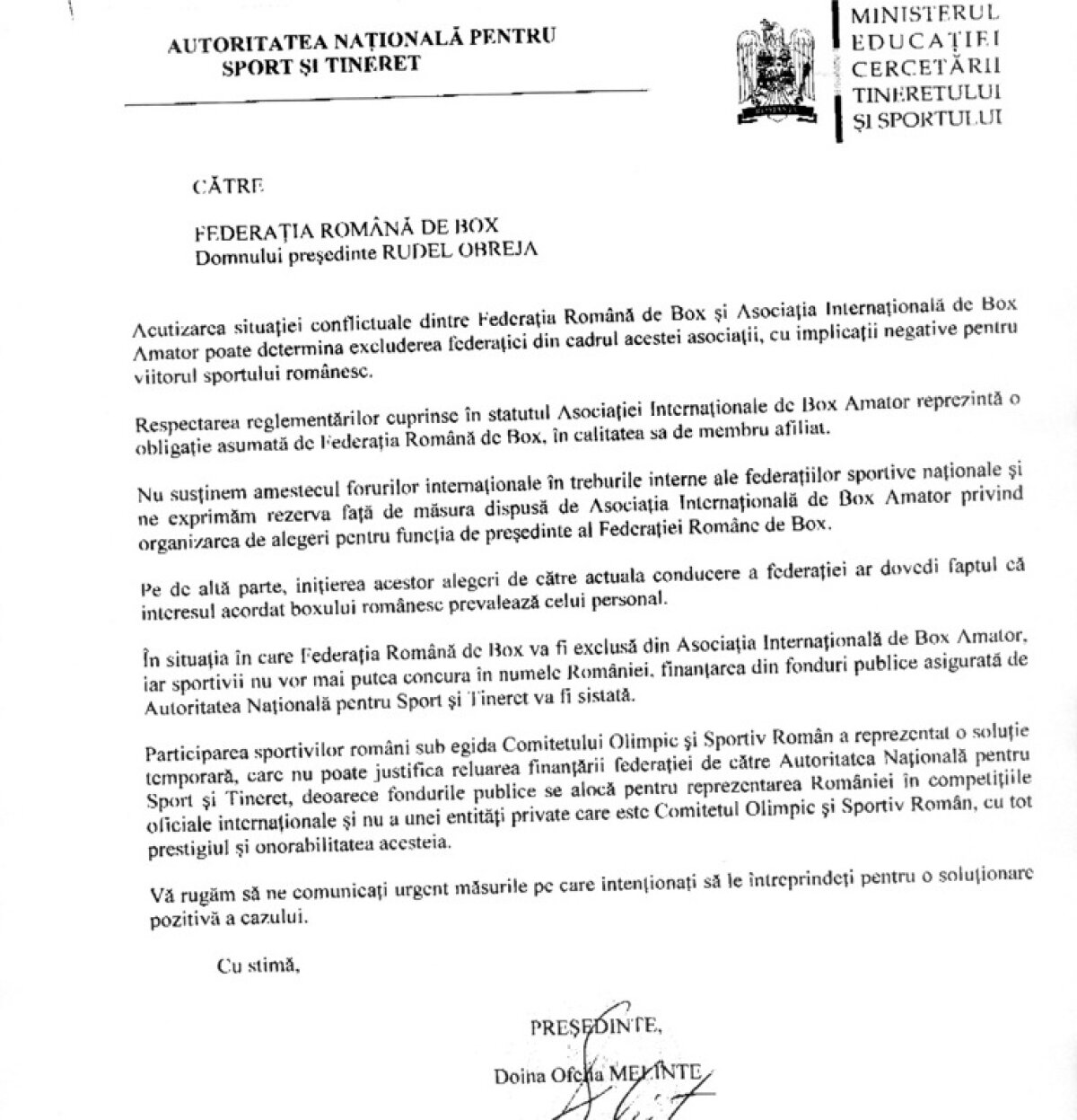 Boxul în faliment?! ANST întrerupe finanţarea Federaţiei!