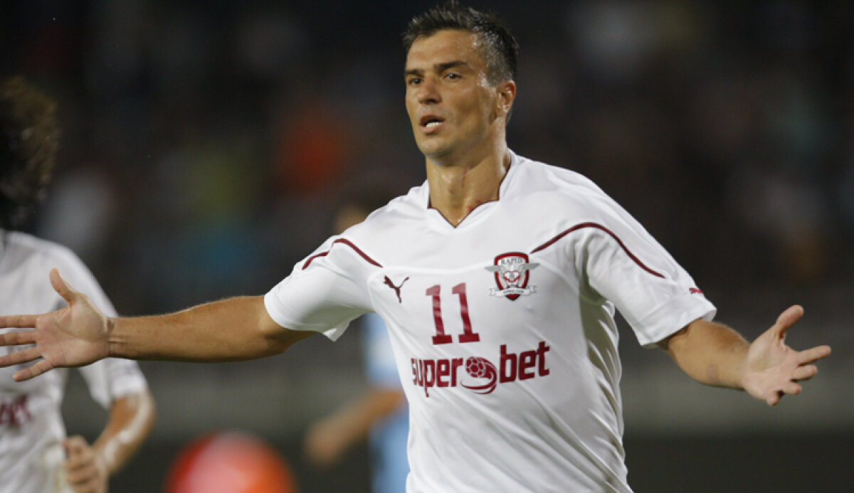 Pancu aduce victoria Rapidului în meciul cu Chiajna, scor 2-0