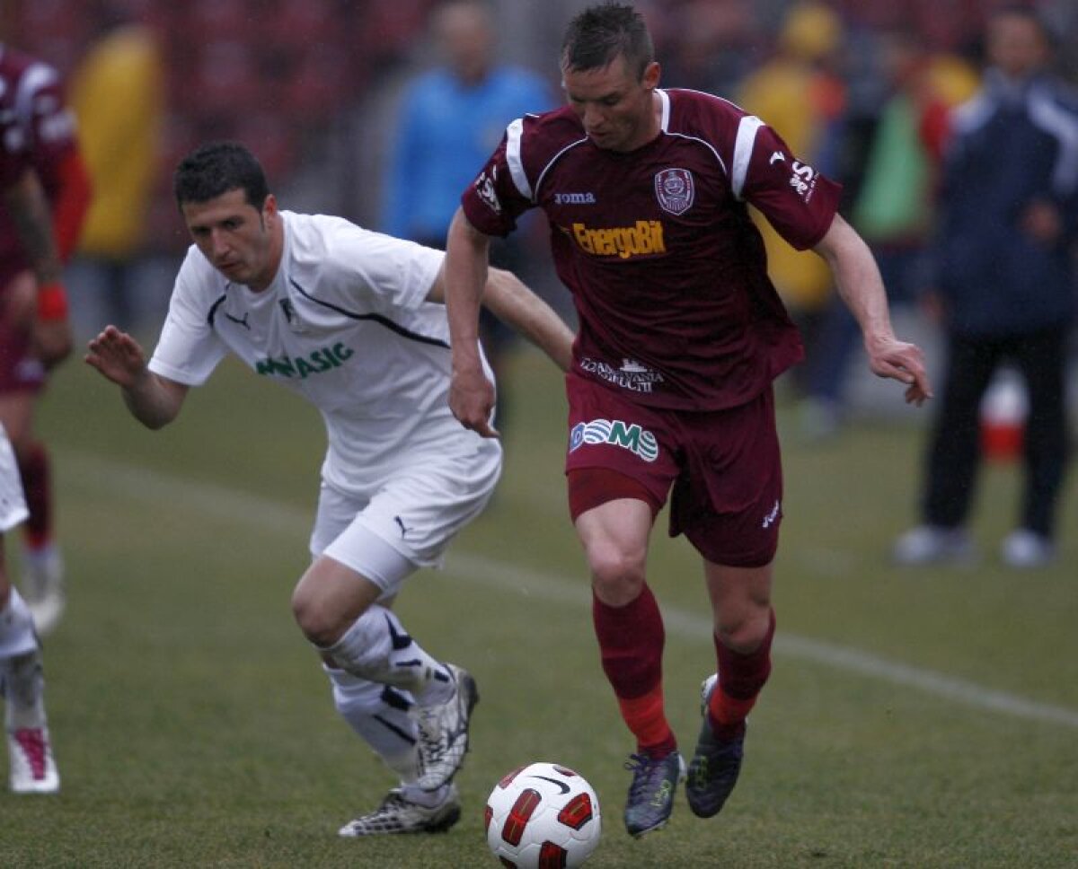 CFR Cluj a învins Sportul cu 6-1 şi a urcat pe locul doi în clasament