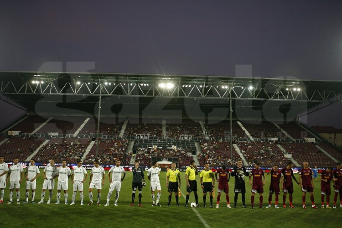 CFR Cluj a învins Sportul cu 6-1 şi a urcat pe locul doi în clasament
