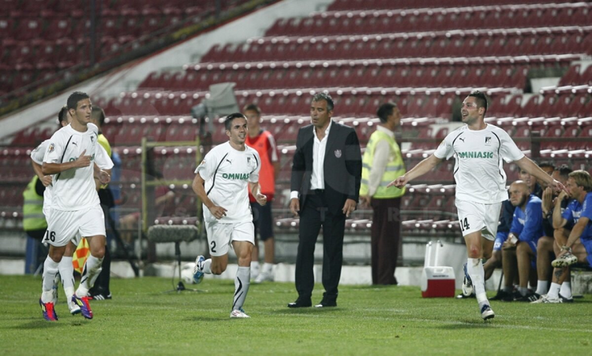 CFR Cluj a învins Sportul cu 6-1 şi a urcat pe locul doi în clasament