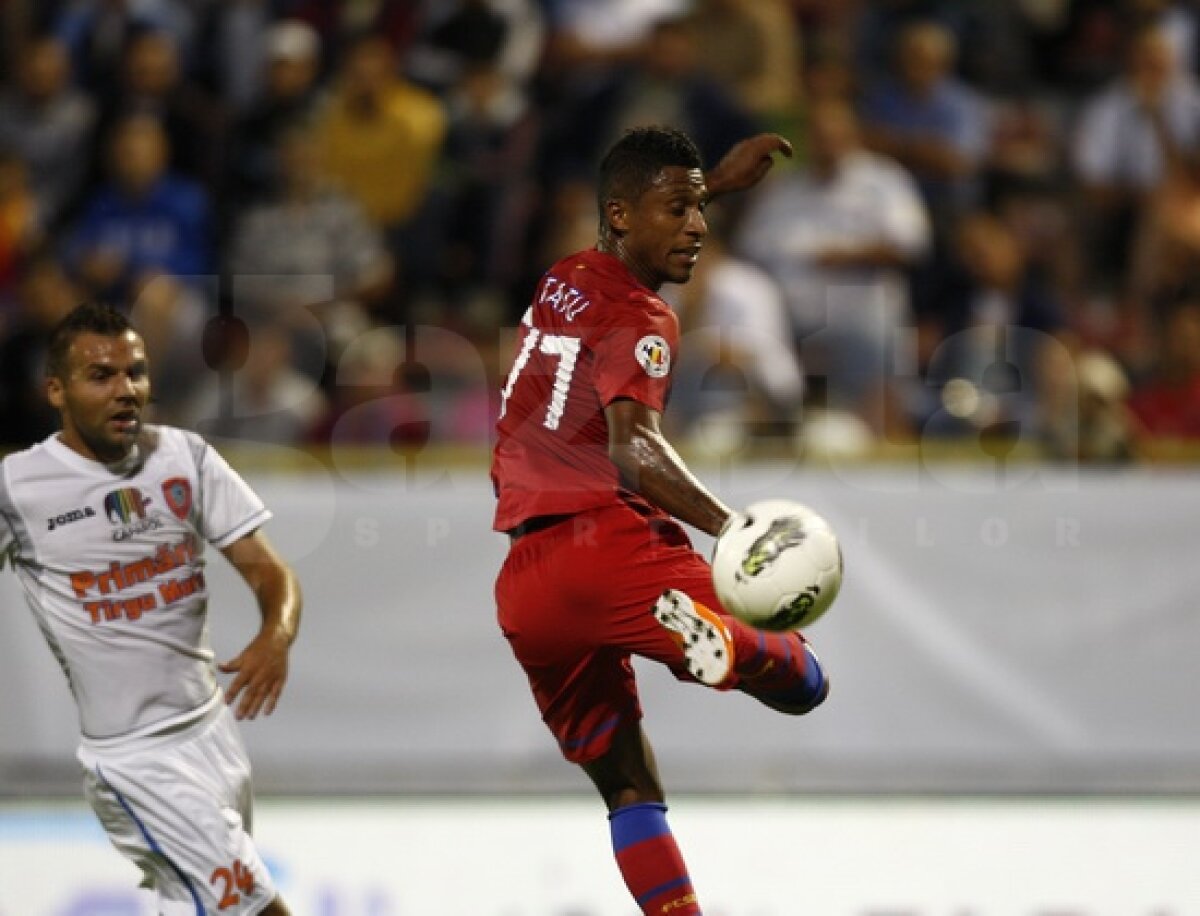 FOTO Victorie "cu cap" » Geraldo şi Martinovici au adus victoria Stelei, 2-0 cu Tîrgu Mureş