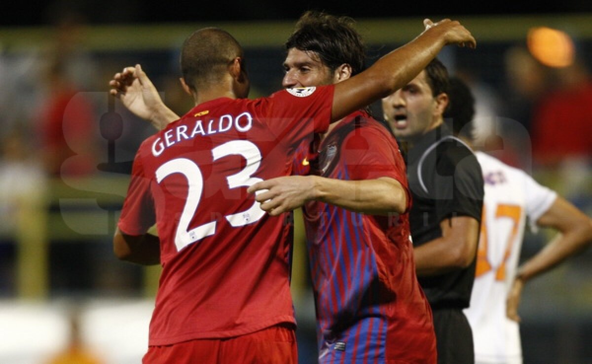 FOTO Victorie "cu cap" » Geraldo şi Martinovici au adus victoria Stelei, 2-0 cu Tîrgu Mureş