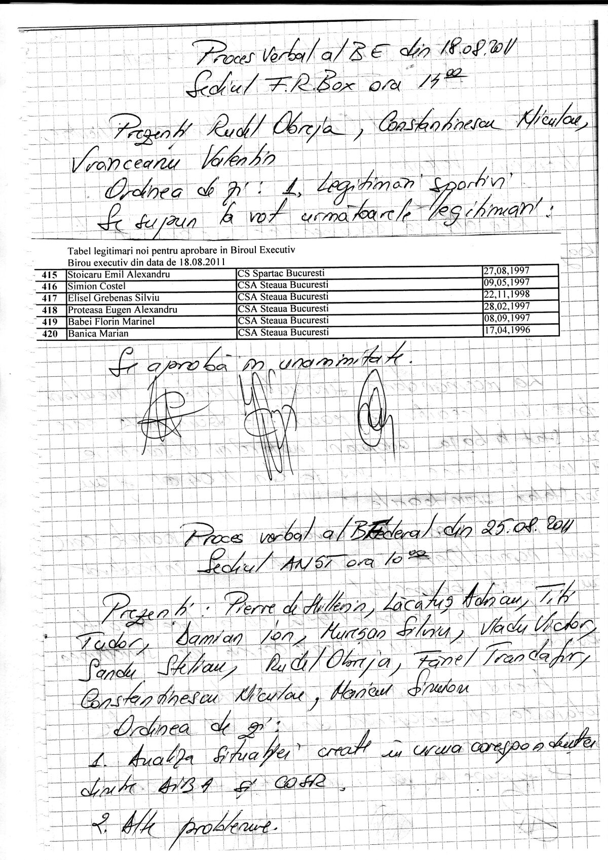 FOTO EXCLUSIV // Obreja a minţit! Preşedinele FR Box nu a cedat toate prerogativele boxului amator!