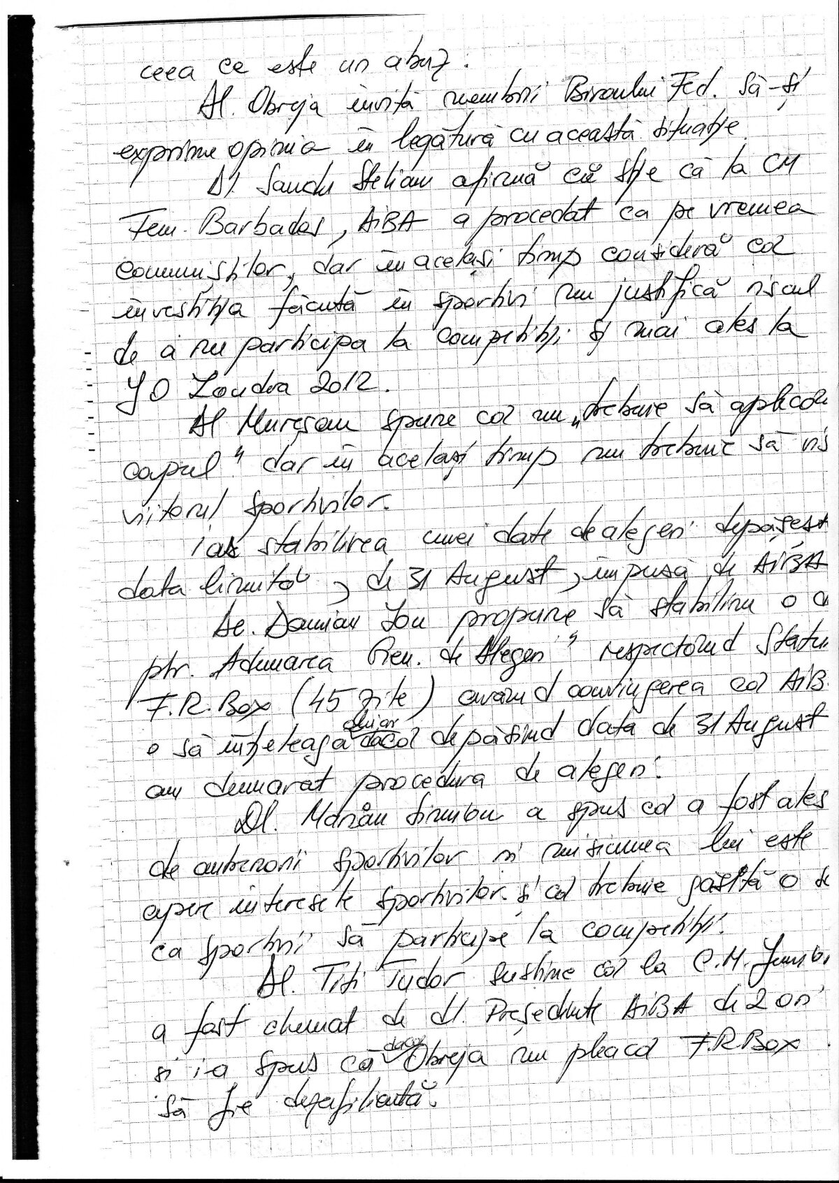 FOTO EXCLUSIV // Obreja a minţit! Preşedinele FR Box nu a cedat toate prerogativele boxului amator!