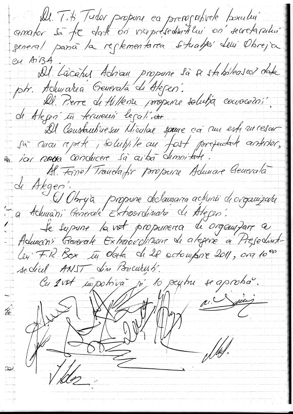 FOTO EXCLUSIV // Obreja a minţit! Preşedinele FR Box nu a cedat toate prerogativele boxului amator!