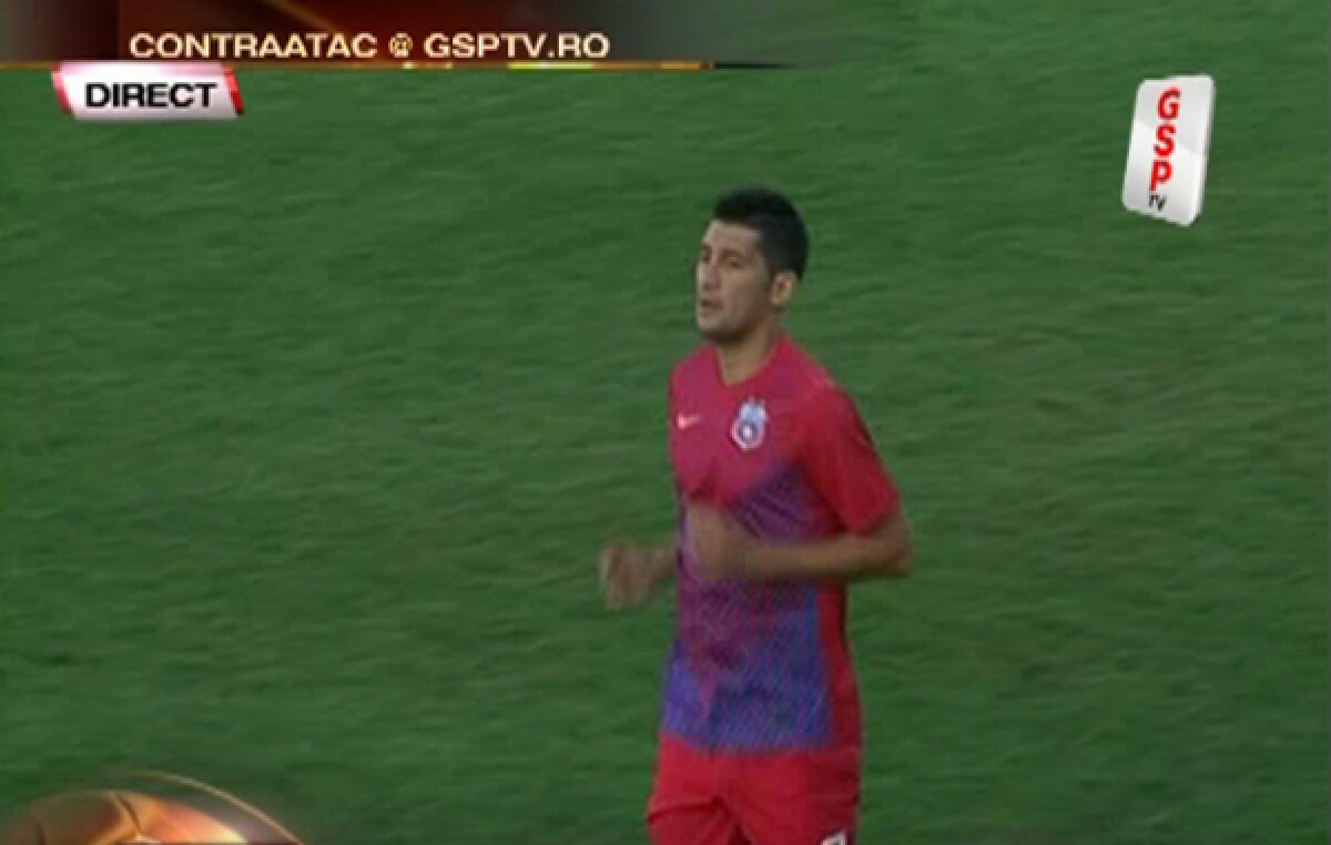 VIDEO "Fiară" din prima » Florin Costea a debutat cu două goluri şi o pasă de gol în primul meci la Steaua