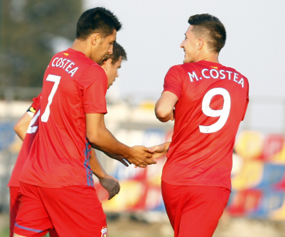 VIDEO "Fiară" din prima » Florin Costea a debutat cu două goluri şi o pasă de gol în primul meci la Steaua