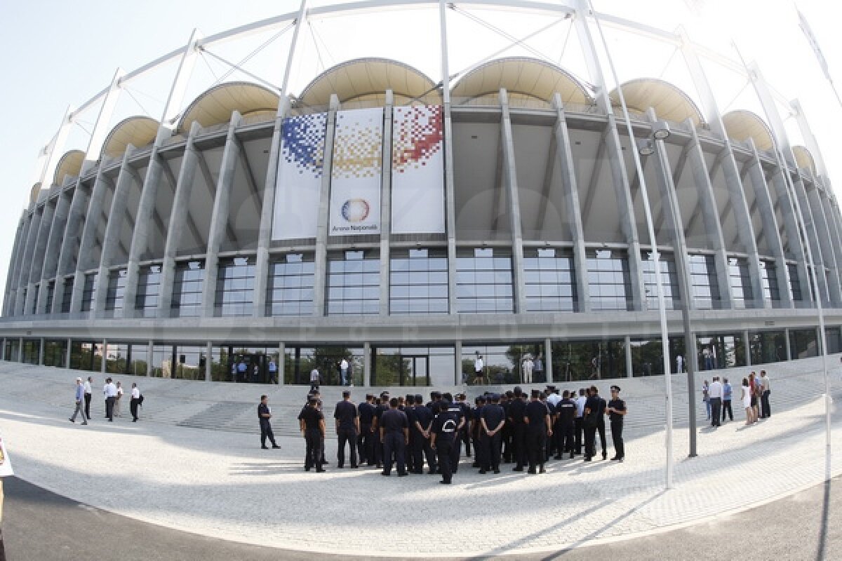 National Arena sub asediu ;) Împuşcături şi desfăşurări de forţe pe noul stadion