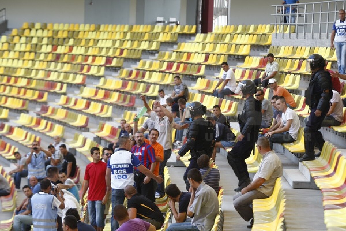 National Arena sub asediu ;) Împuşcături şi desfăşurări de forţe pe noul stadion