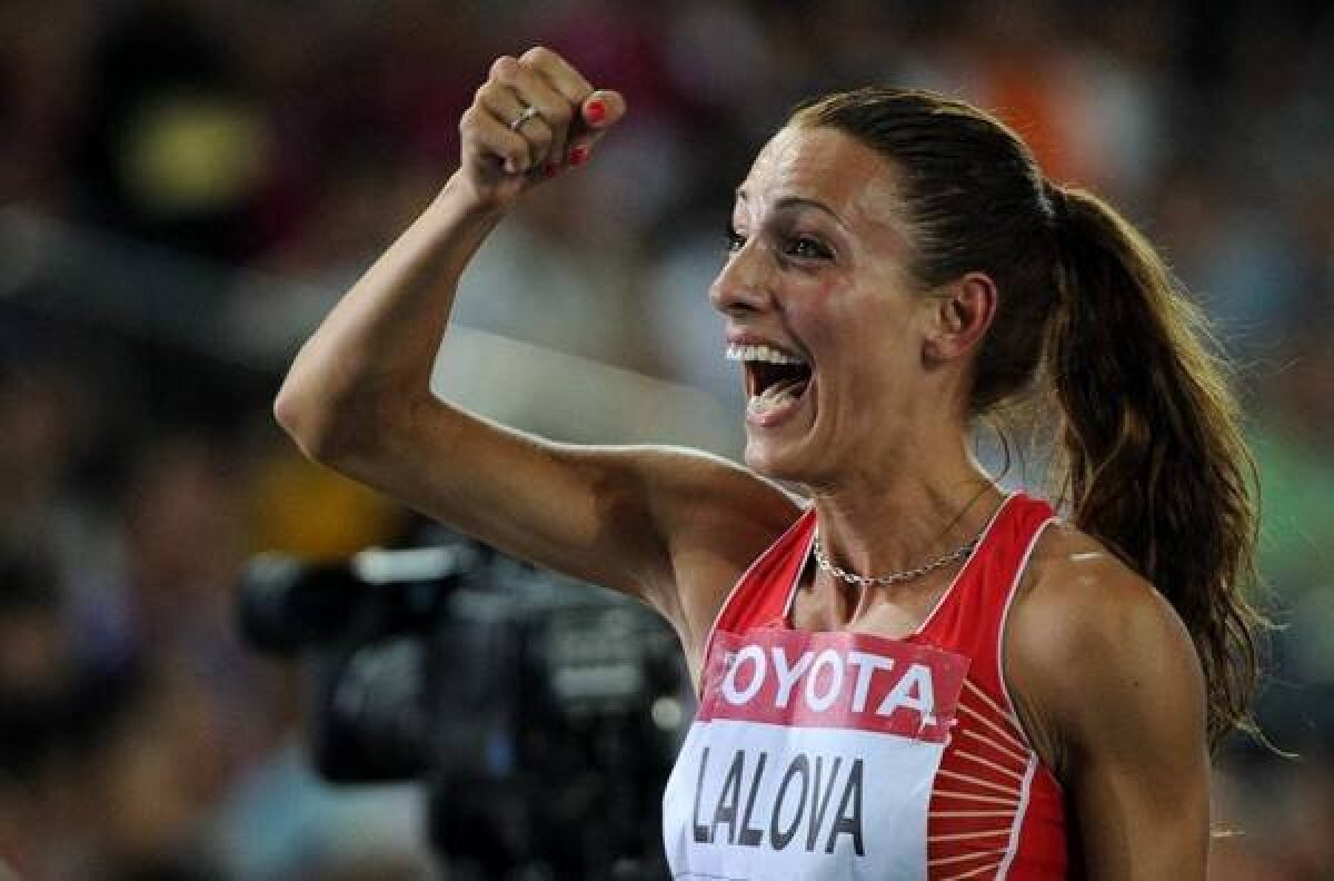 FOTO Atleta bulgară Ivet Lalova a impresionat la CM de la Daegu prin tatuajele sale