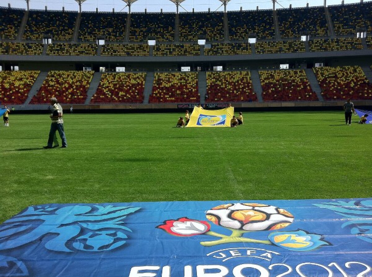 Coregrafie cu 55.000 de steguleţe » Organizatorii vor ca fanii să sufoce Franţa