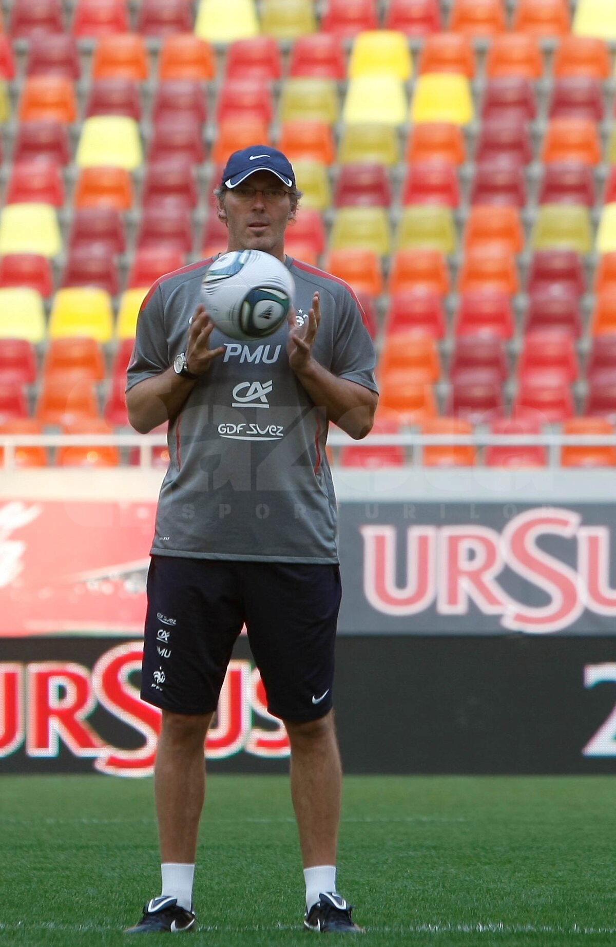 FOTO Francezii au efectuat antrenamentul oficial pe National Arena!