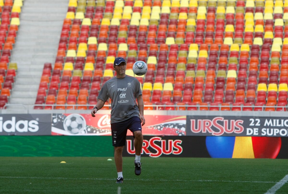 FOTO Francezii au efectuat antrenamentul oficial pe National Arena!