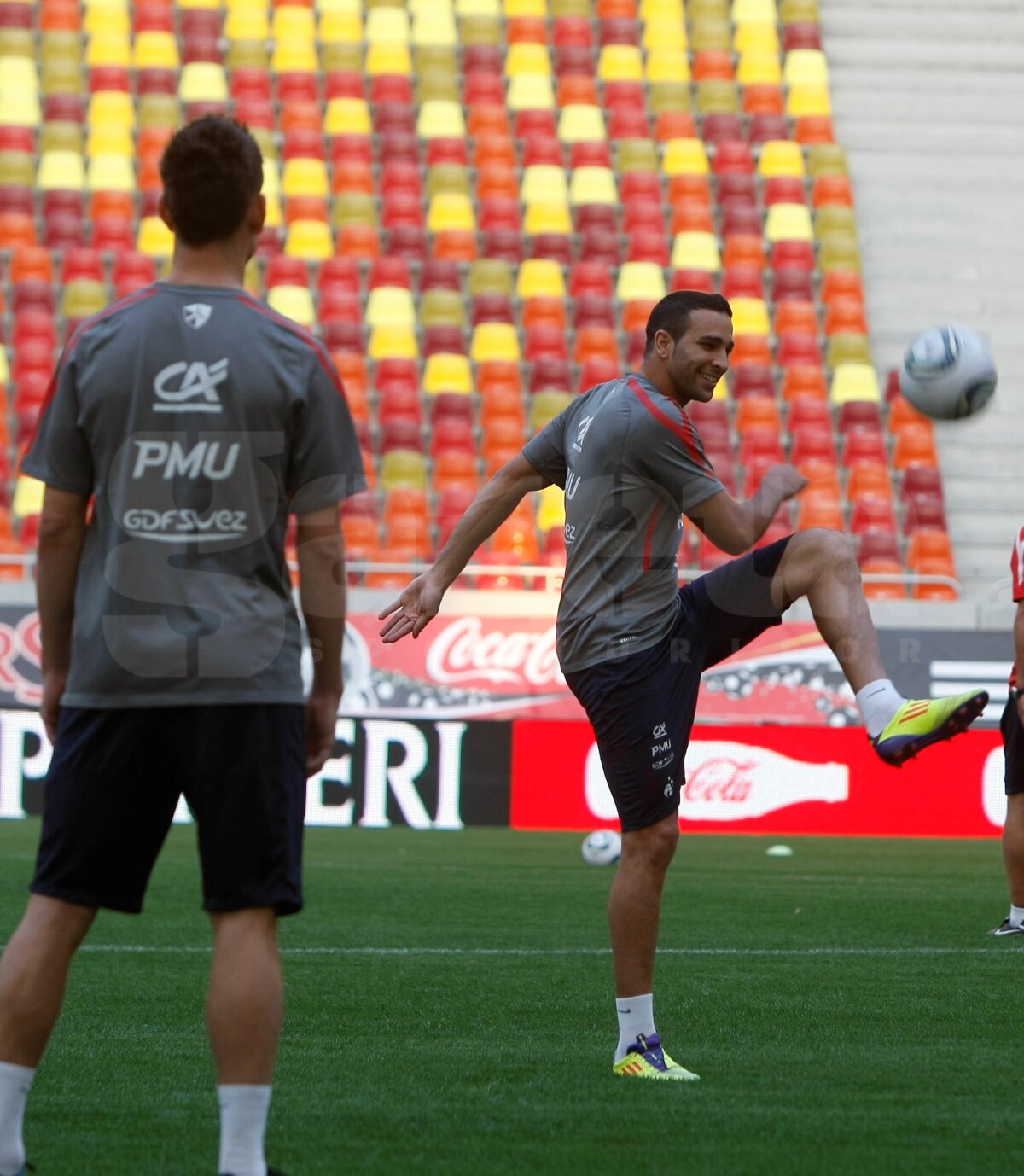 FOTO Francezii au efectuat antrenamentul oficial pe National Arena!