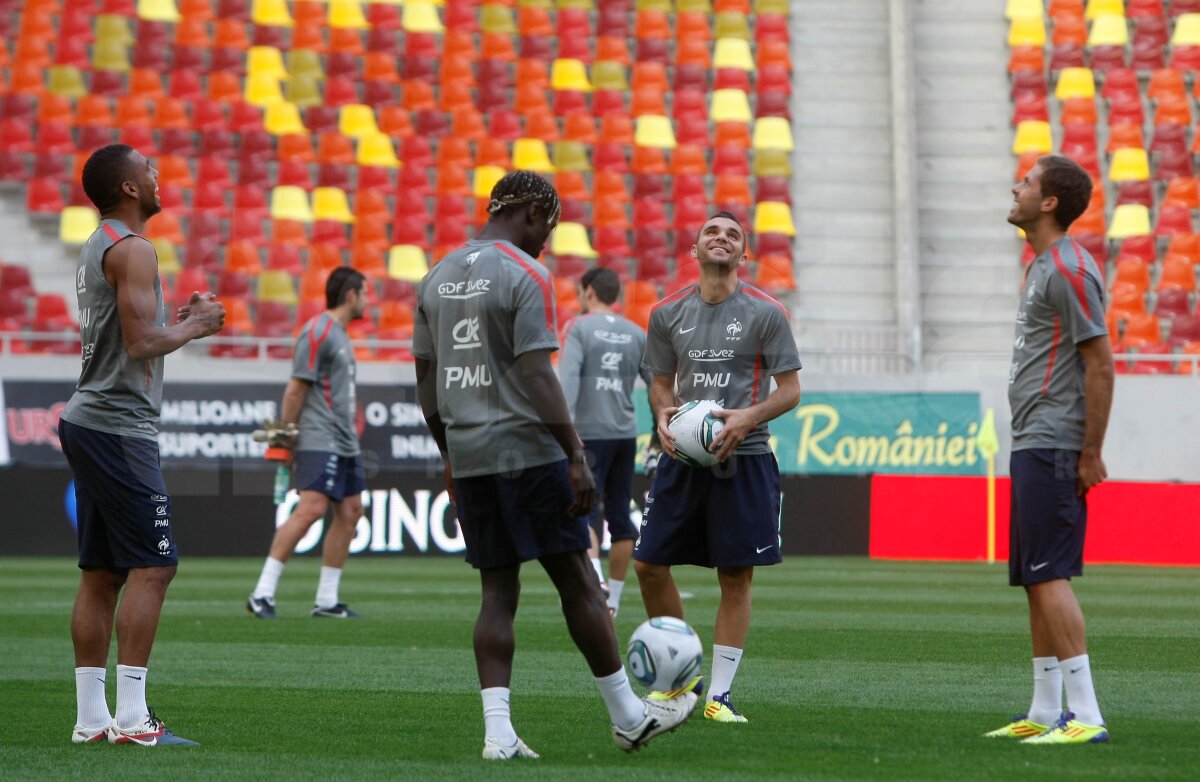 FOTO Francezii au efectuat antrenamentul oficial pe National Arena!